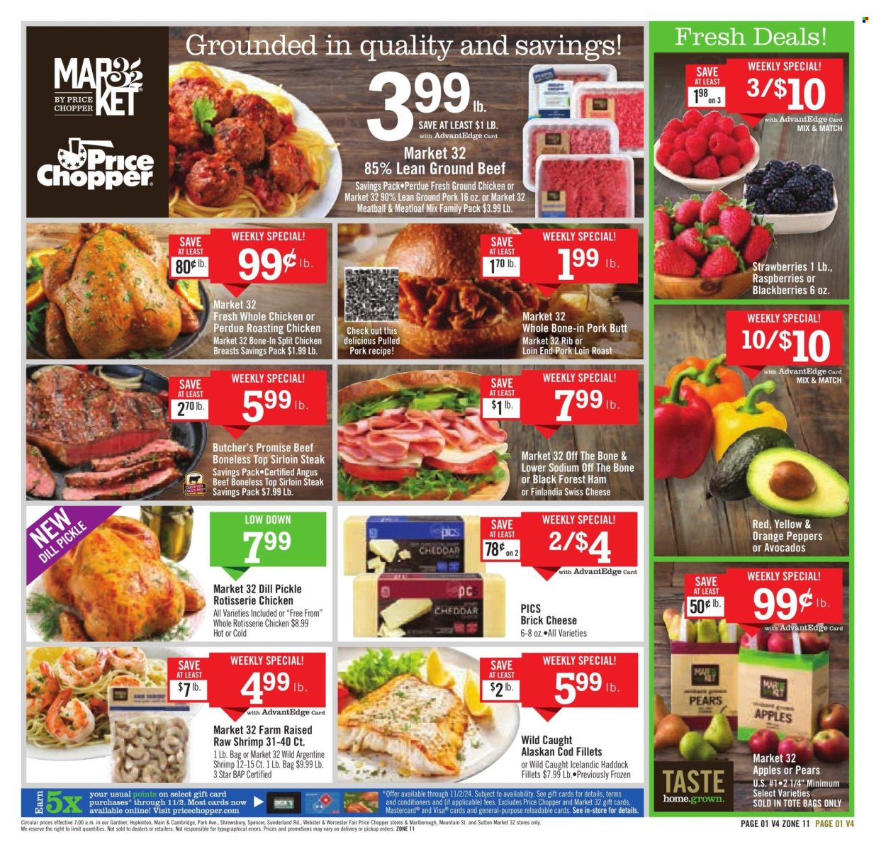 Price Chopper ad - 10/27/2024 - 11/02/2024. Page 1