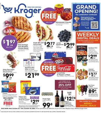 Kroger Flyer - 10/23/2024 - 10/29/2024.