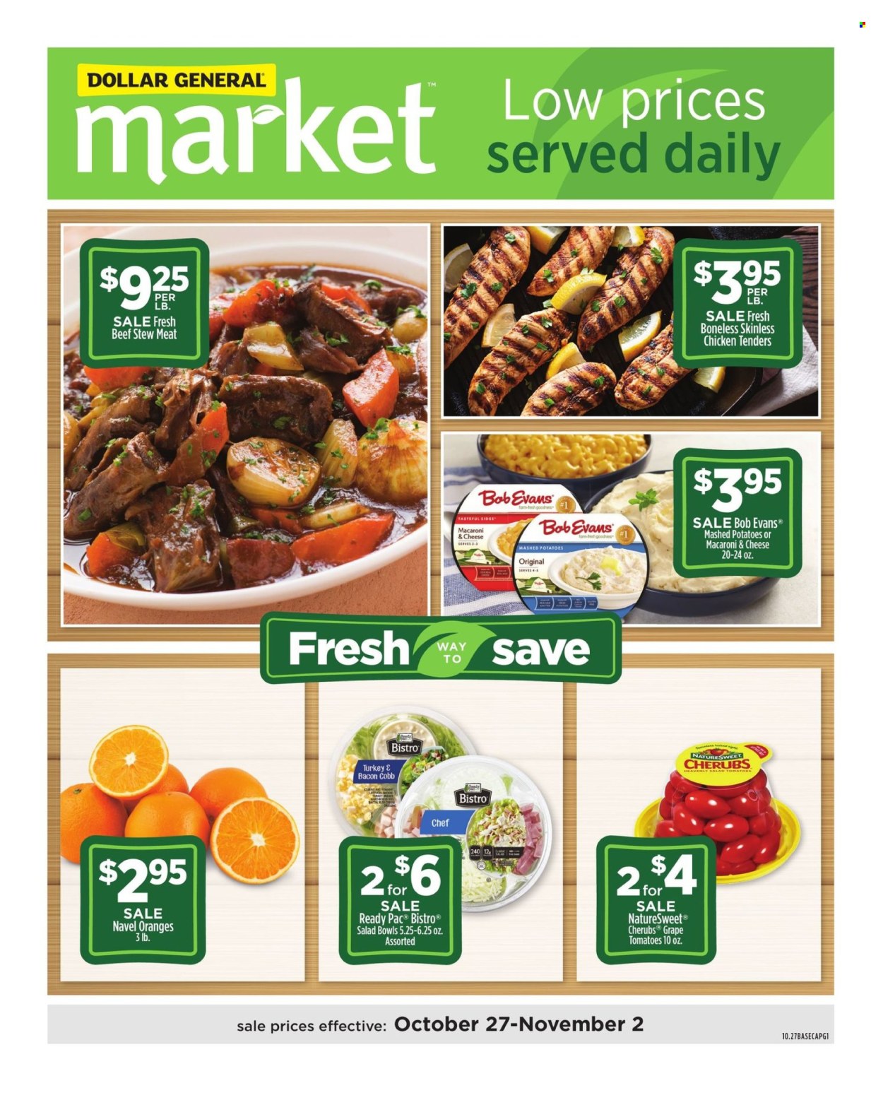 Dollar General ad - 10/27/2024 - 11/02/2024. Page 1