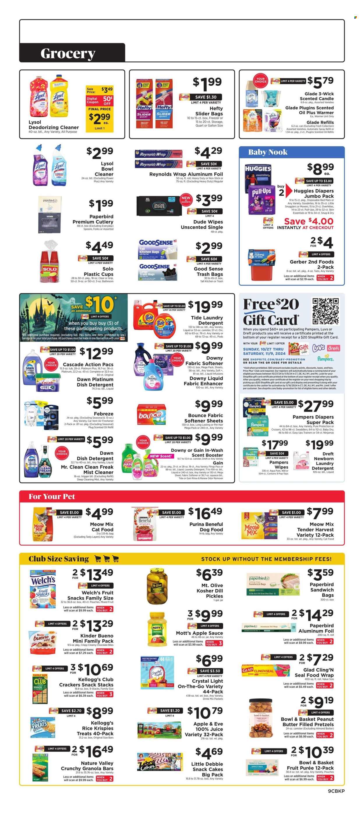 ShopRite ad - 10/27/2024 - 11/02/2024. Page 9