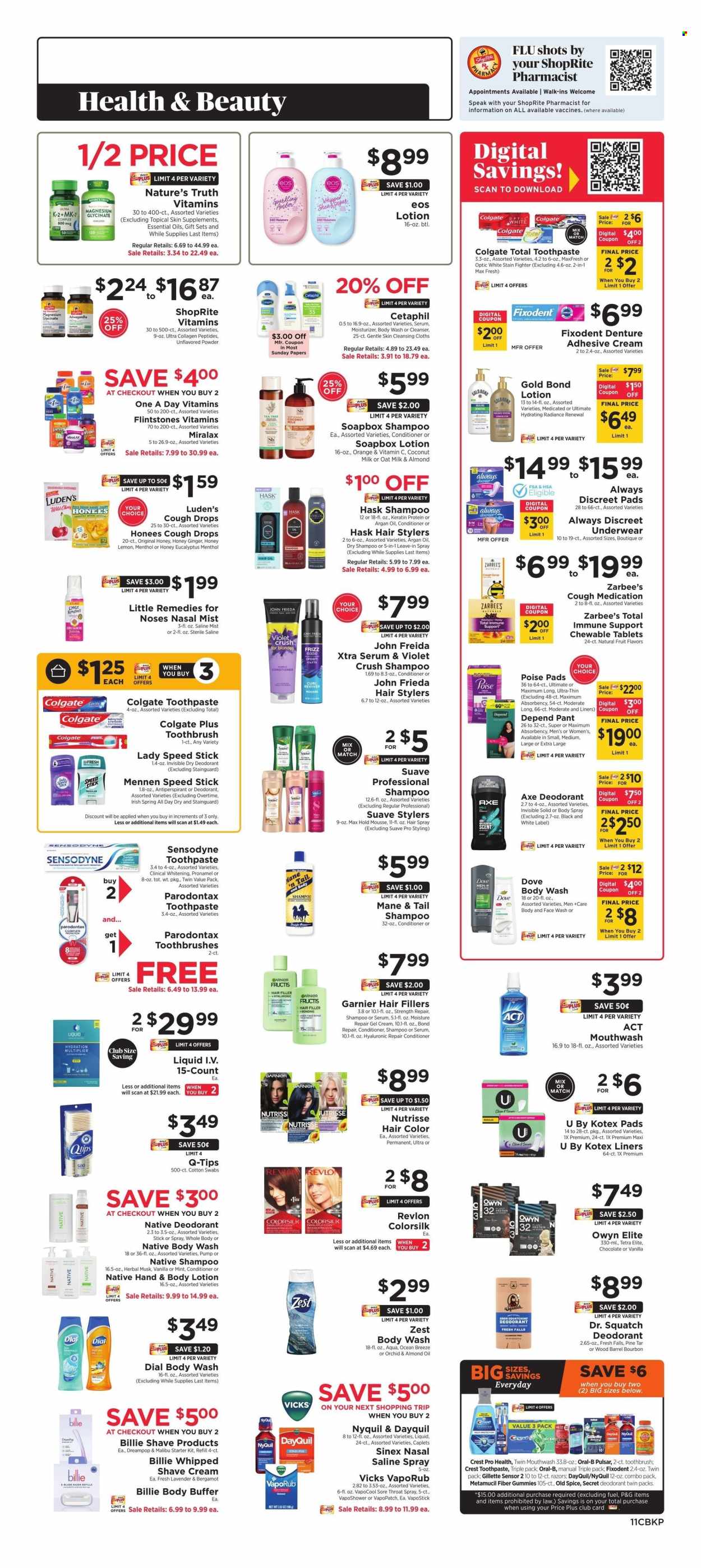 ShopRite ad - 10/27/2024 - 11/02/2024. Page 11