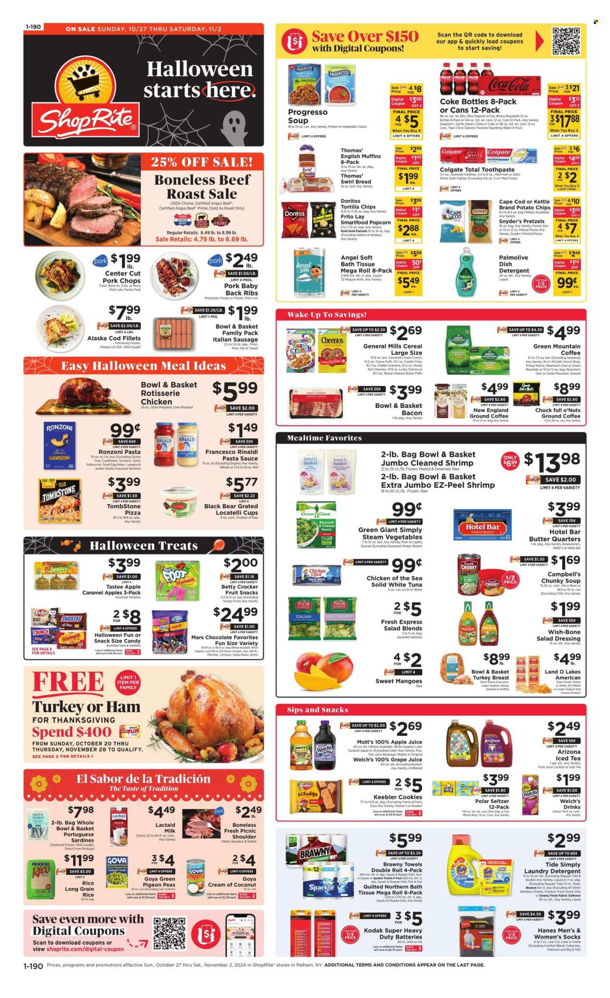 ShopRite ad - 10/27/2024 - 11/02/2024. Page 1