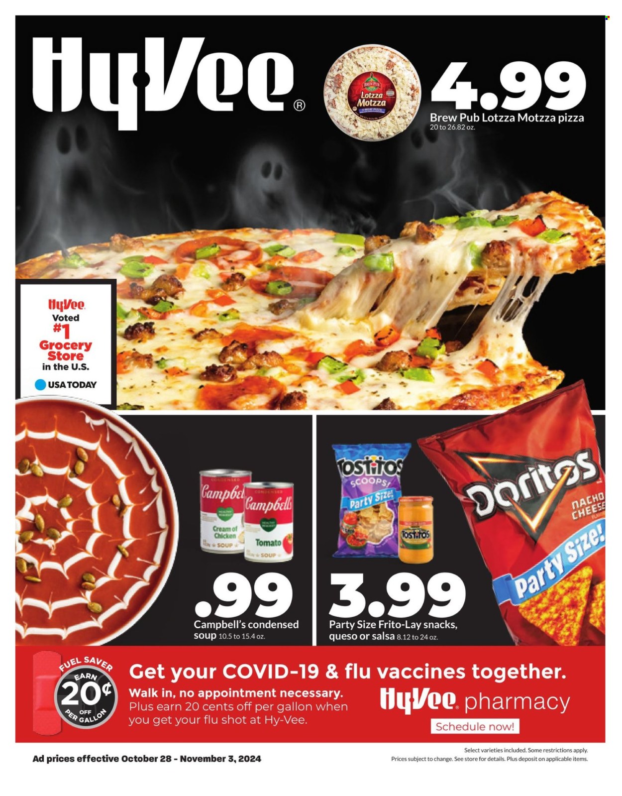 Hy-Vee ad - 10/28/2024 - 11/03/2024. Page 1