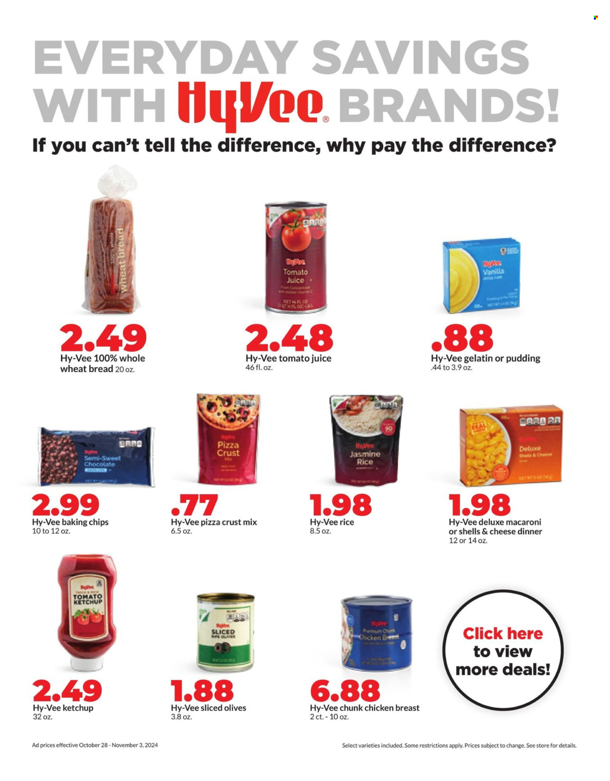 Hy-Vee ad - 10/28/2024 - 11/03/2024. Page 11