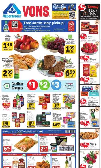 Albertsons Flyer - 10/30/2024 - 11/05/2024.