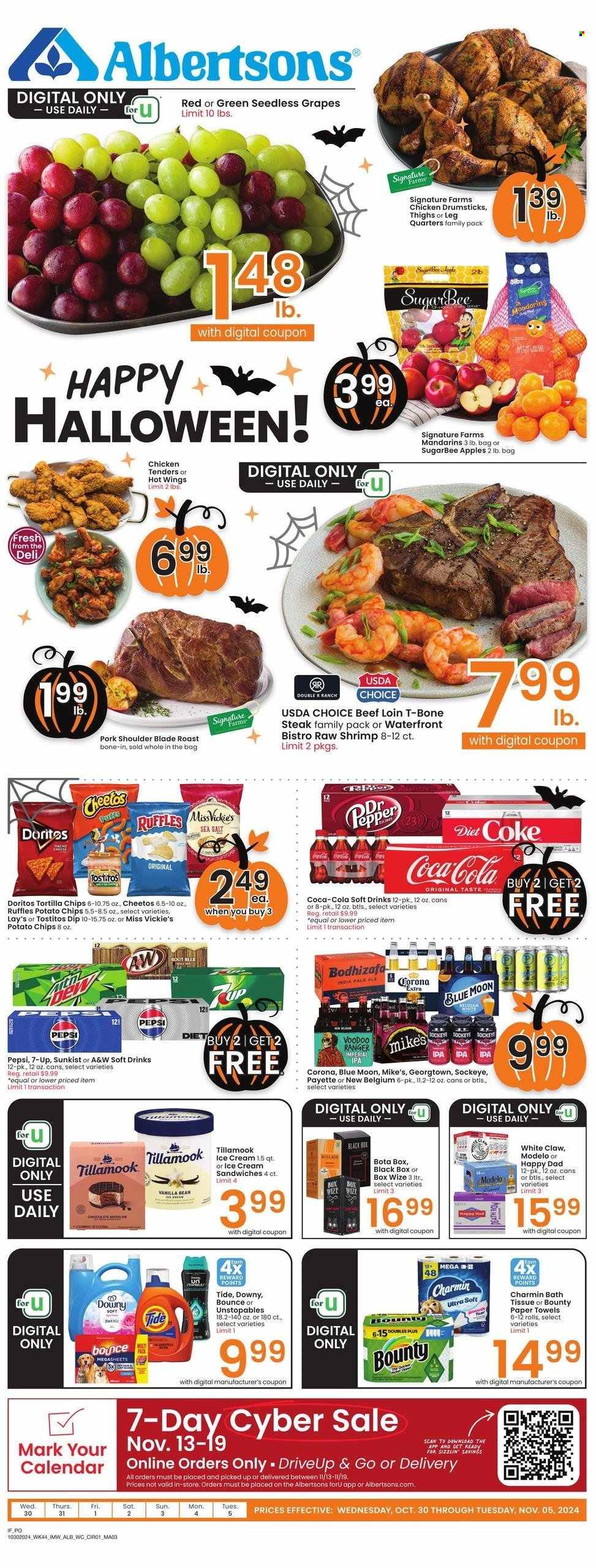 Albertsons ad - 10/30/2024 - 11/05/2024. Page 1