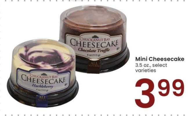 Mini Cheesecake - 3.5 oz., select varieties