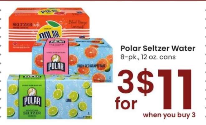 Polar Seltzer Water - 8 - pk., 12 oz. cans