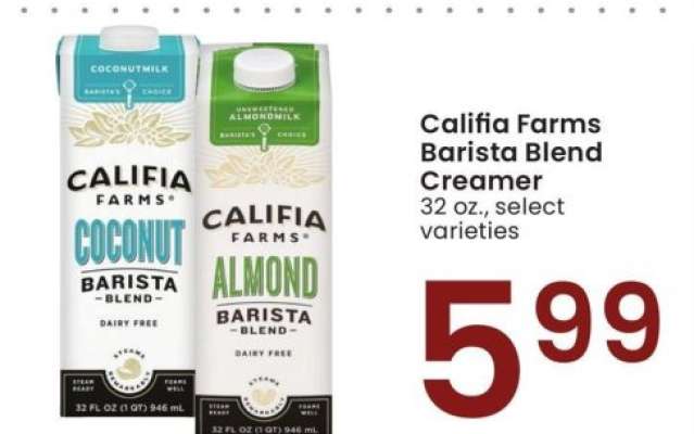 Califia Farms Barista Blend Creamer - 32 oz., select varieties