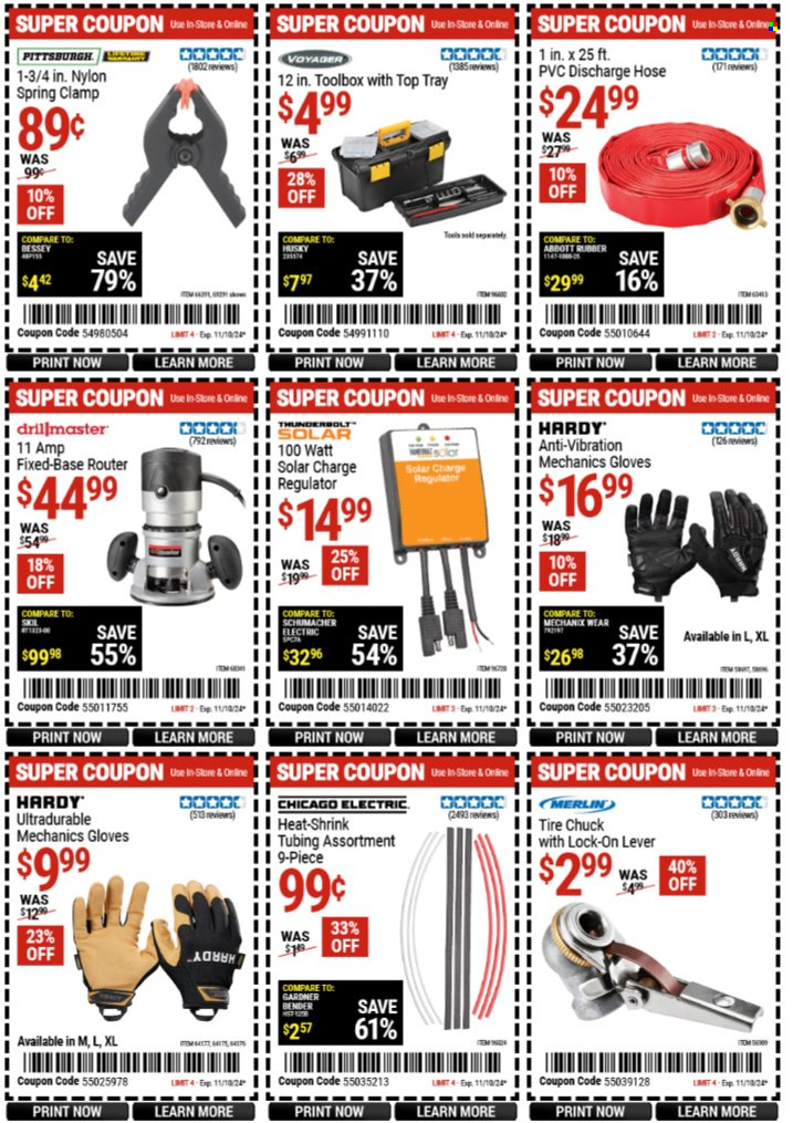 Harbor Freight ad - 10/29/2024 - 11/10/2024. Page 7