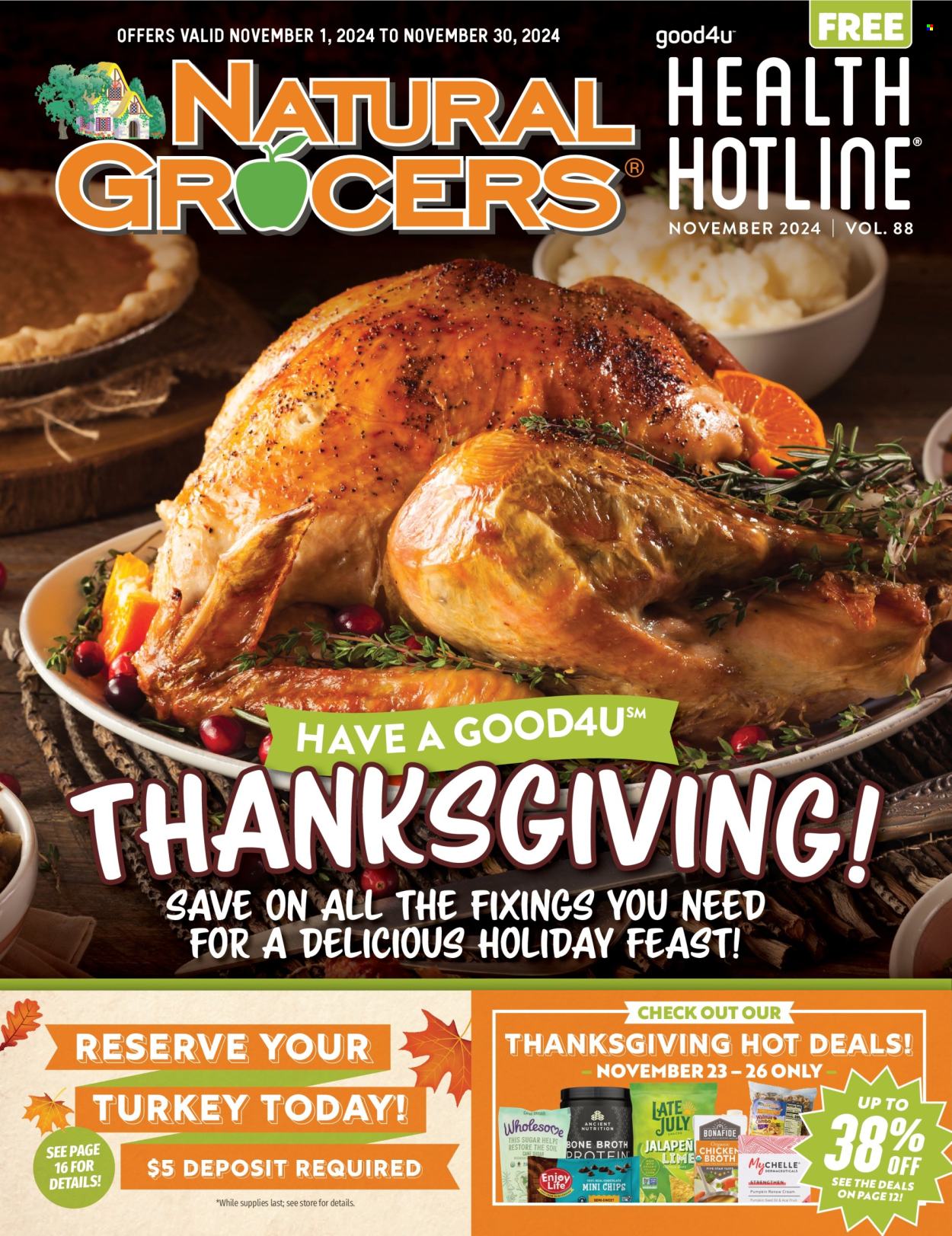 Natural Grocers ad - 11/01/2024 - 11/30/2024. Page 1