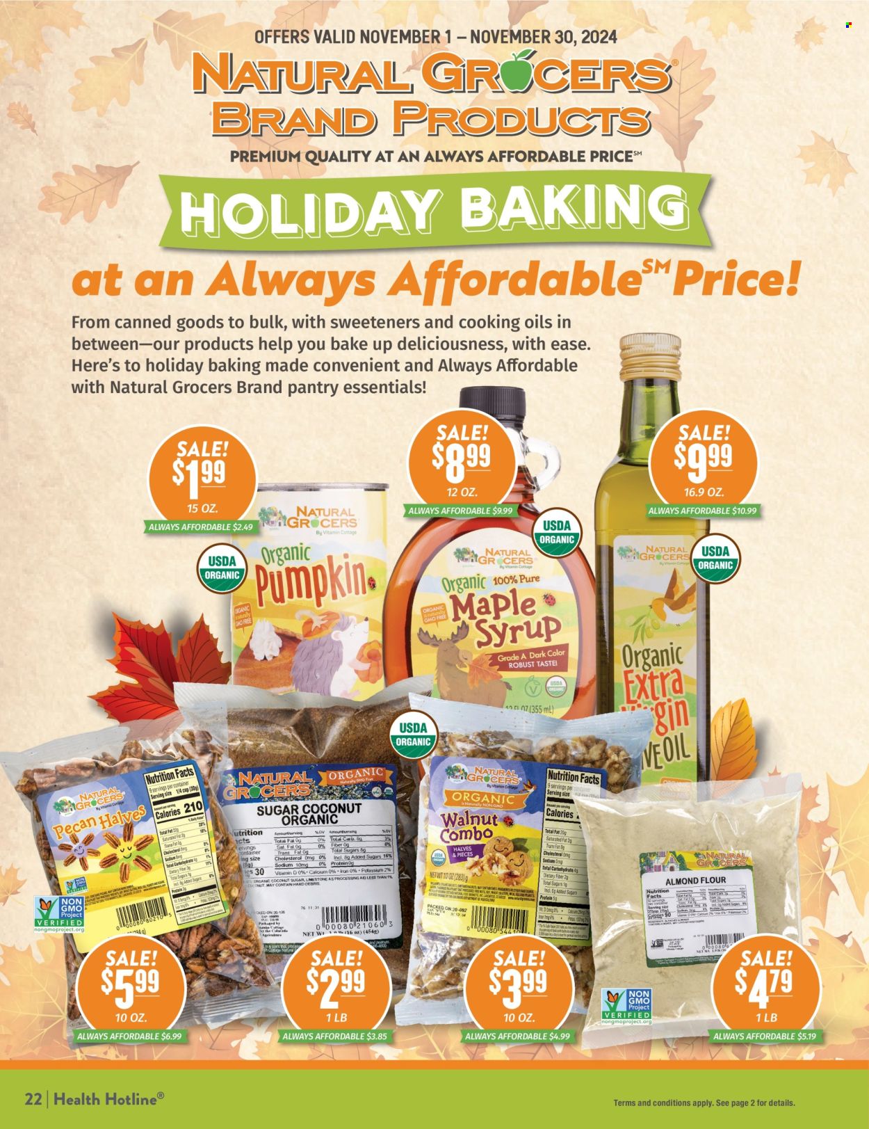 Natural Grocers ad - 11/01/2024 - 11/30/2024. Page 22