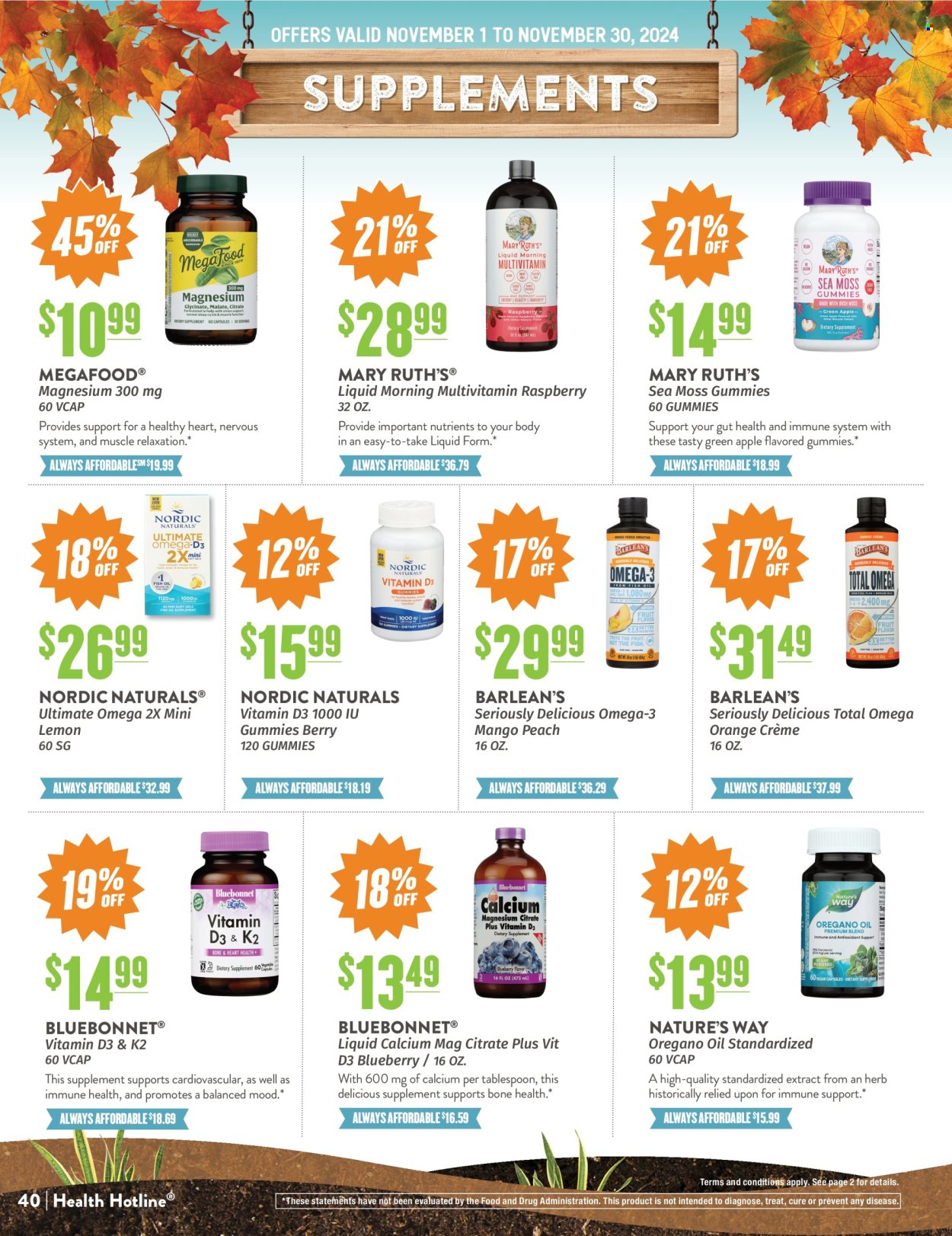 Natural Grocers ad - 11/01/2024 - 11/30/2024. Page 40