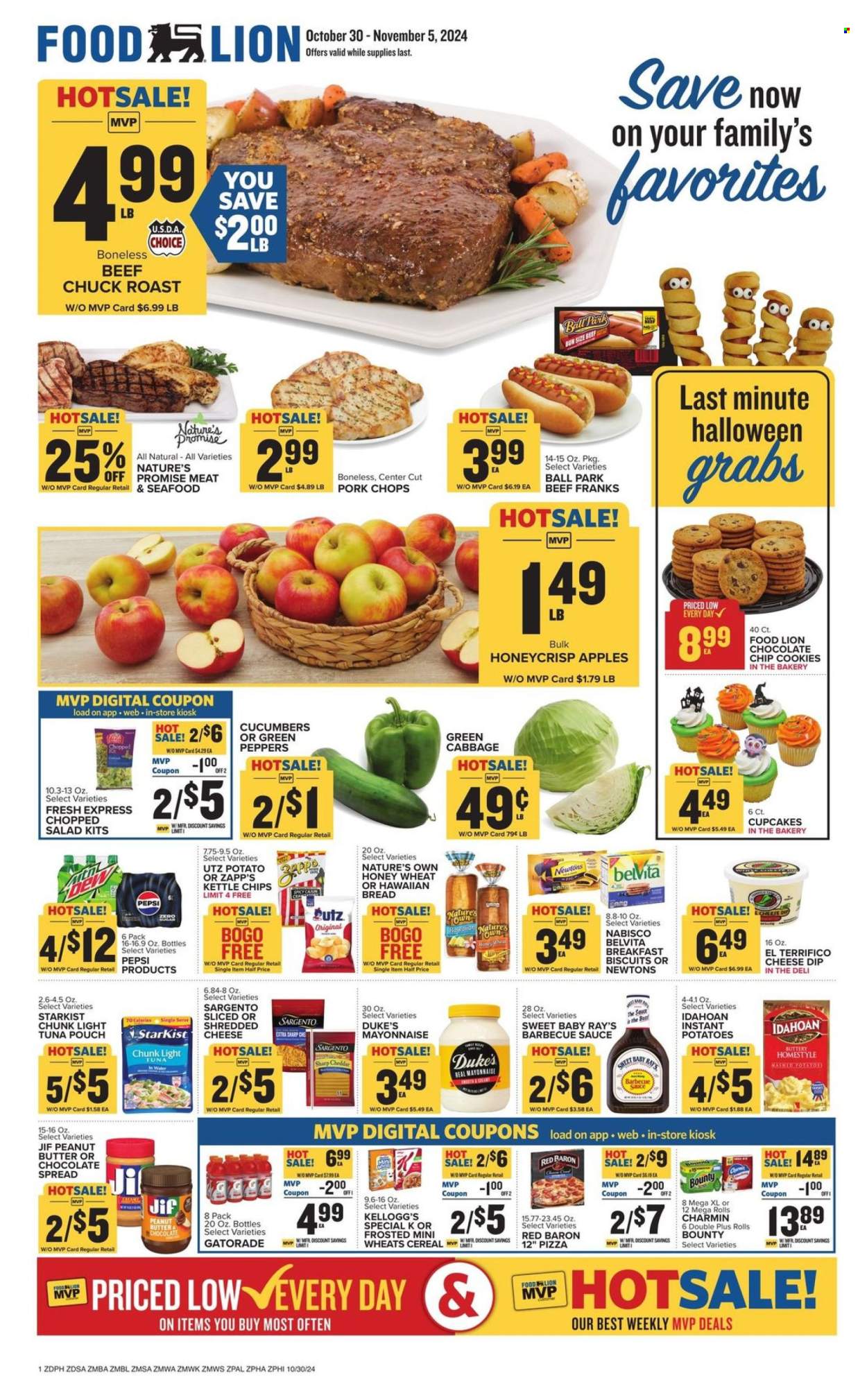 Food Lion ad - 10/30/2024 - 11/05/2024. Page 1