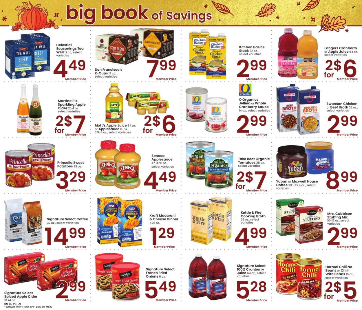 Safeway ad - 10/29/2024 - 12/02/2024. Page 1