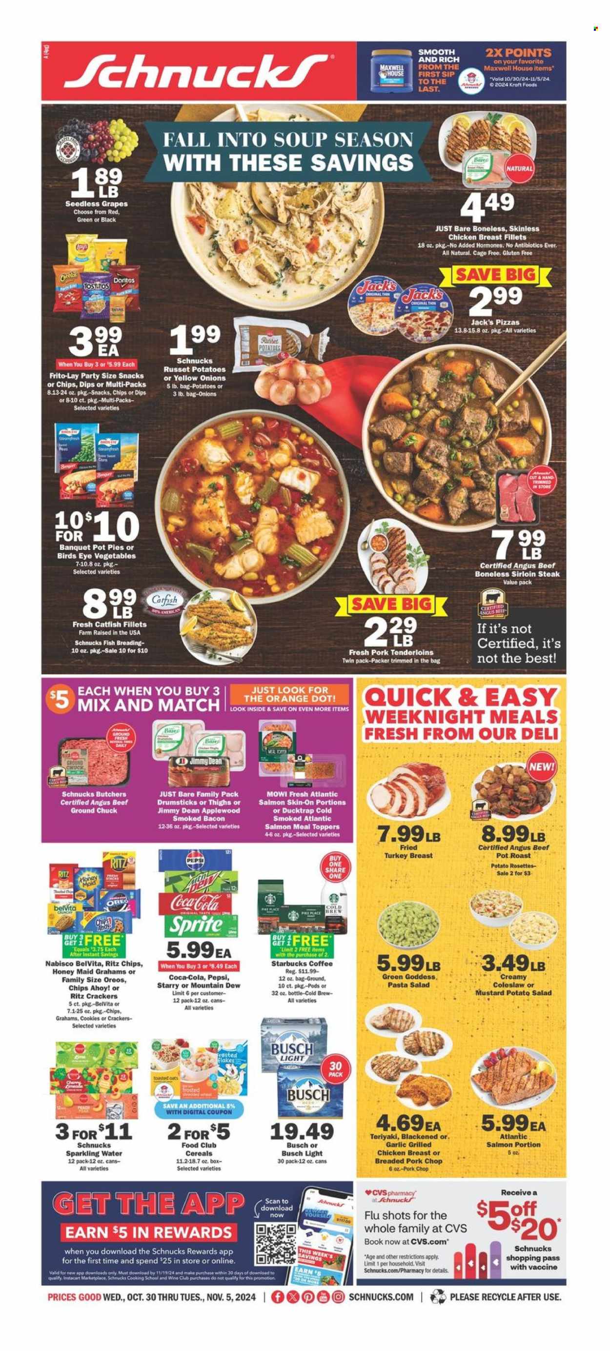 Schnucks ad - 10/30/2024 - 11/05/2024. Page 1