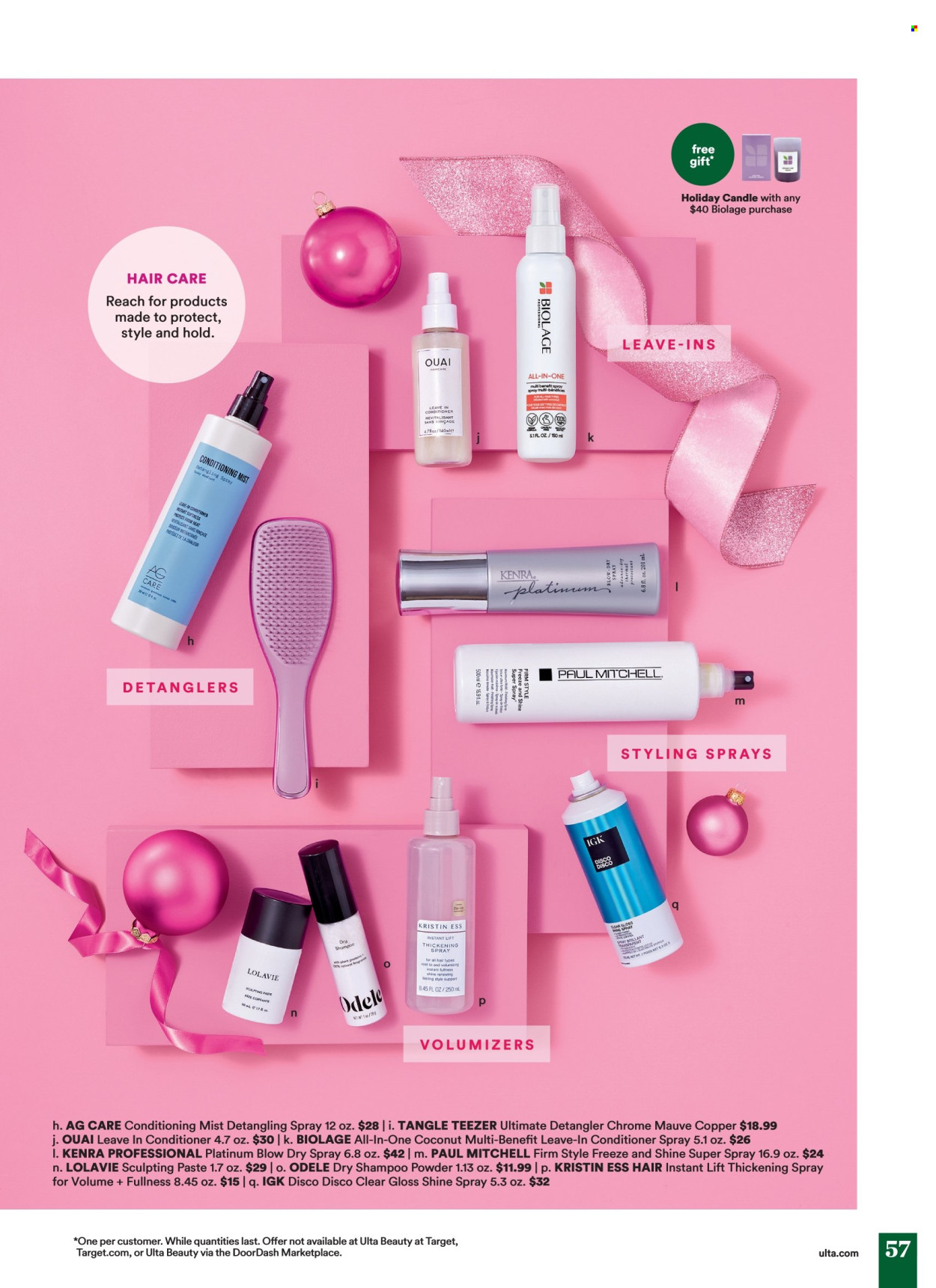 Ulta Beauty ad - 10/27/2024 - 11/23/2024. Page 1