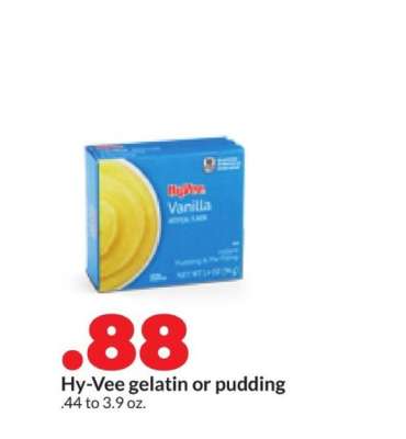 Hy-Vee gelatin or pudding