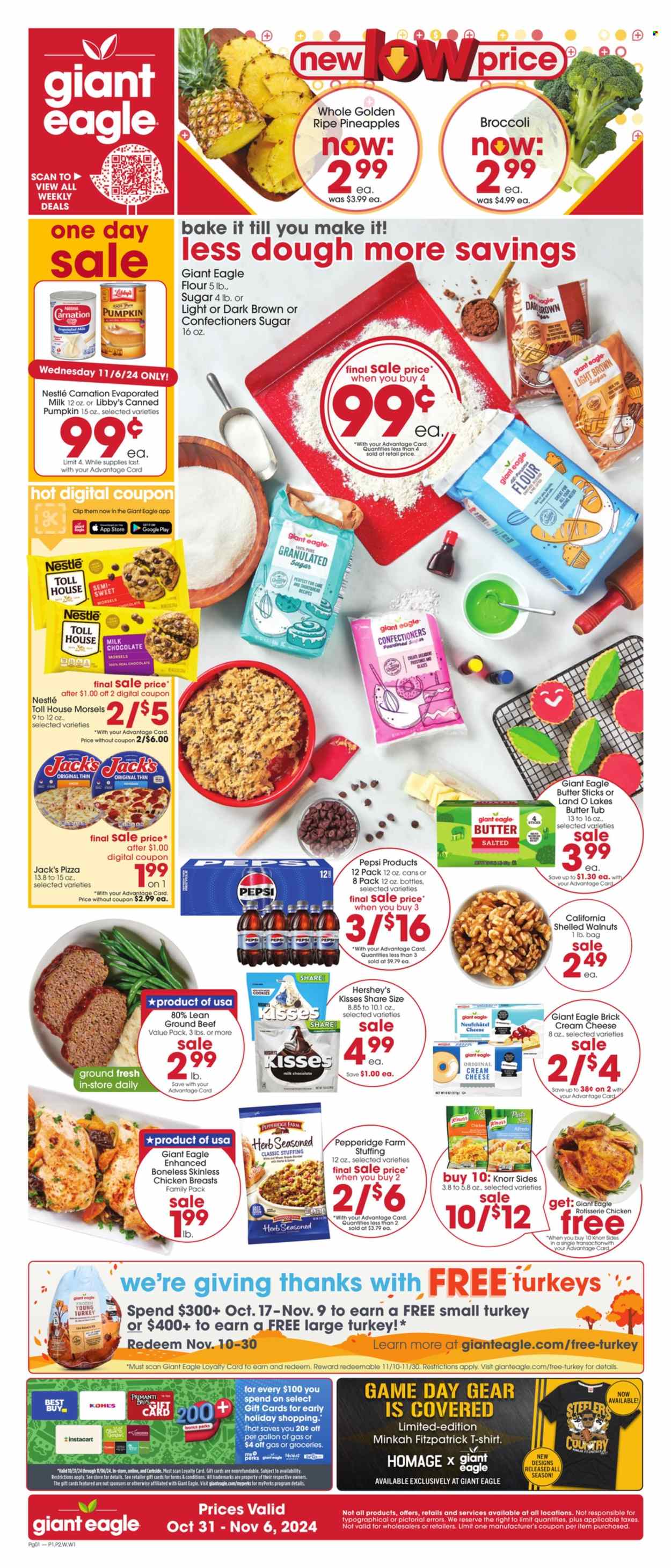 Giant Eagle ad - 10/31/2024 - 11/06/2024. Page 1