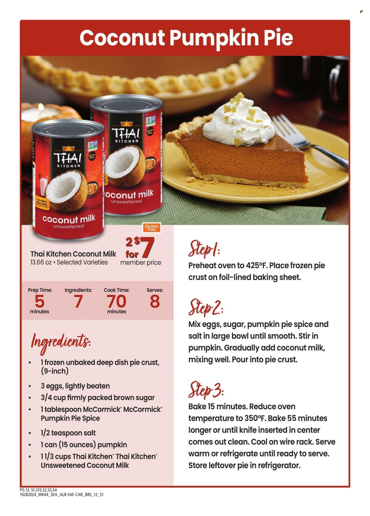 Albertsons ad - 10/28/2024 - 12/01/2024. Page 1