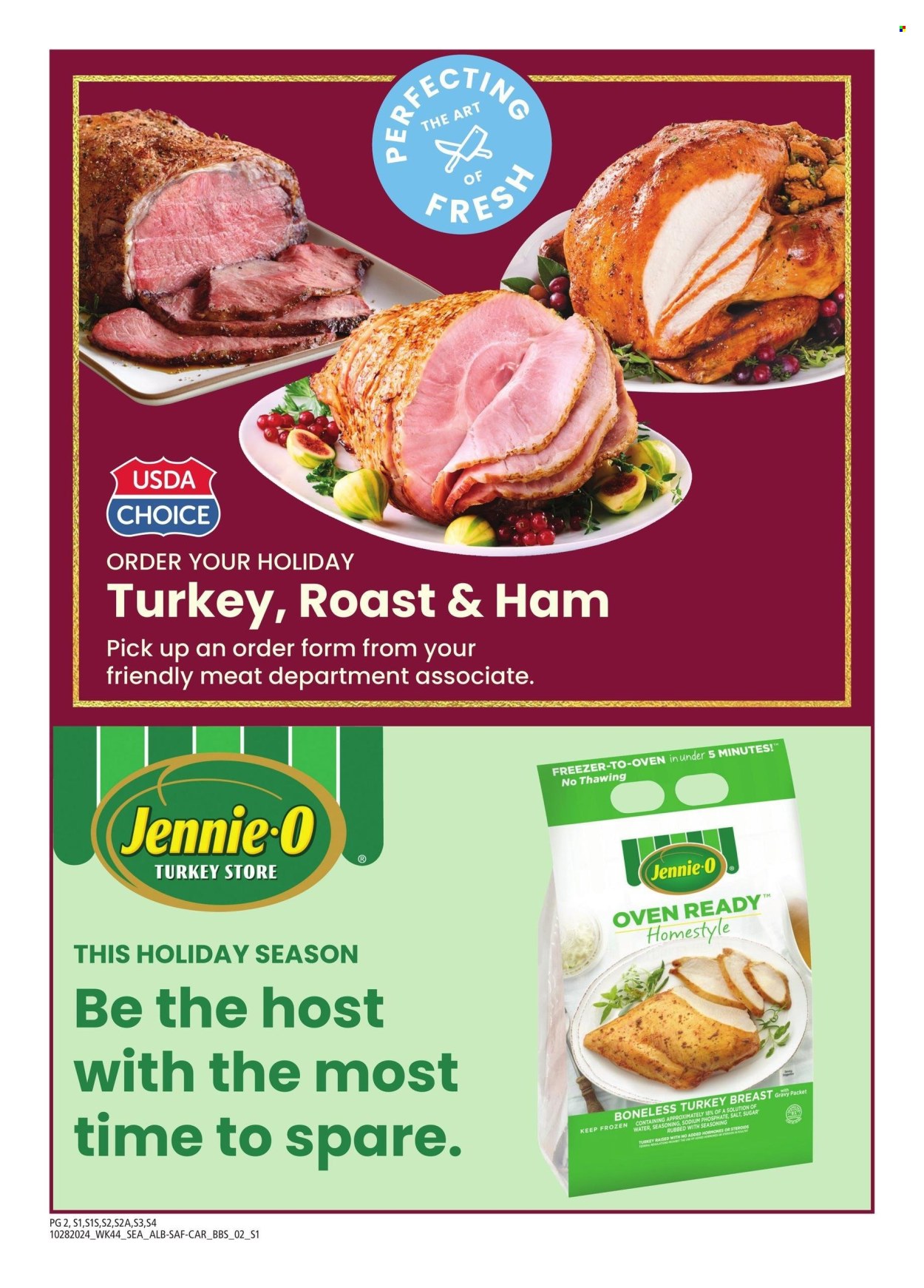 Albertsons ad - 10/28/2024 - 12/01/2024. Page 1