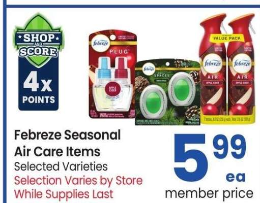 Febreze Seasonal Air Care Items - Selected Varieties