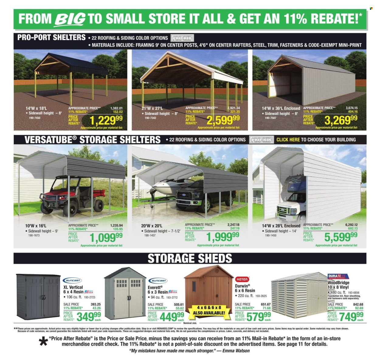 Menards ad - 10/31/2024 - 11/10/2024. Page 7