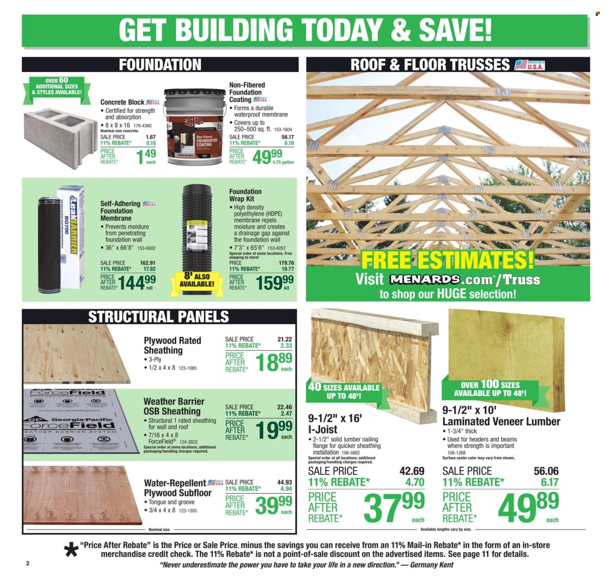 Menards ad - 10/31/2024 - 11/10/2024. Page 4