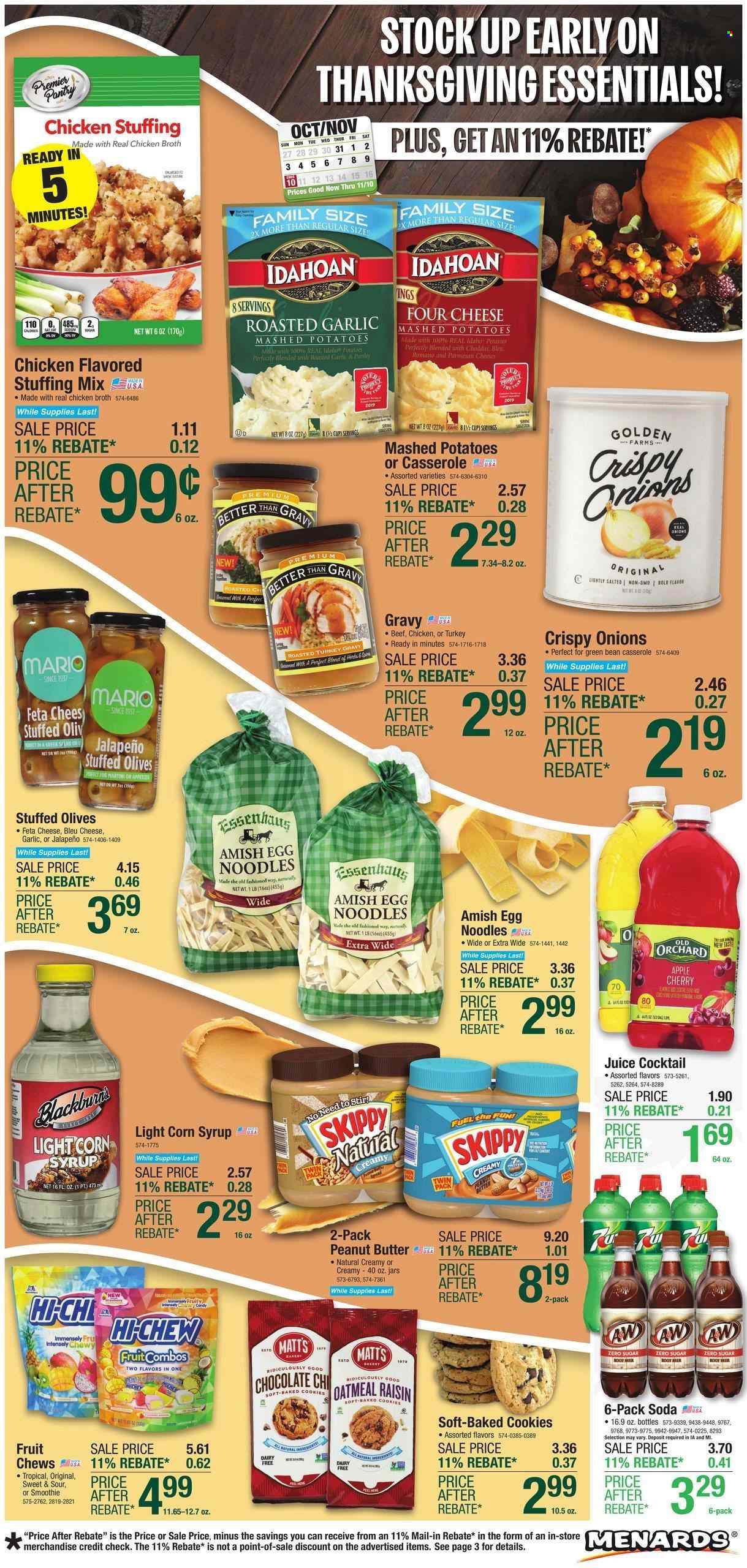 Menards ad - 10/31/2024 - 11/10/2024. Page 1