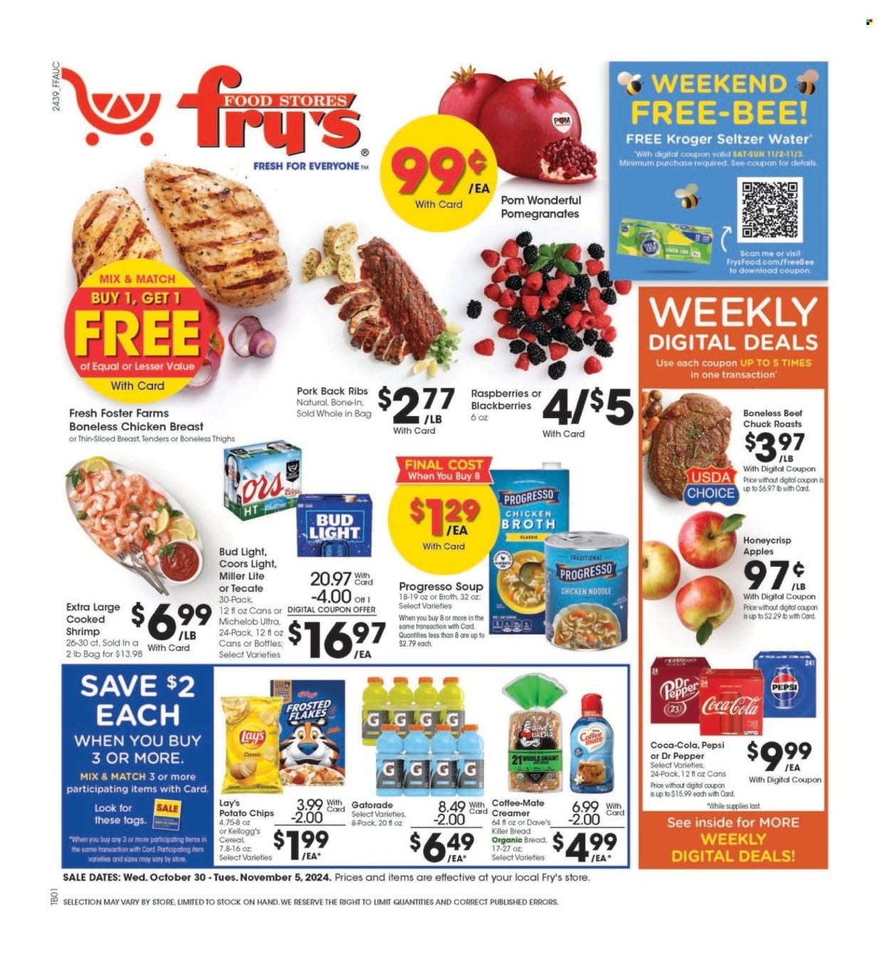 Fry’s ad - 10/30/2024 - 11/05/2024. Page 1