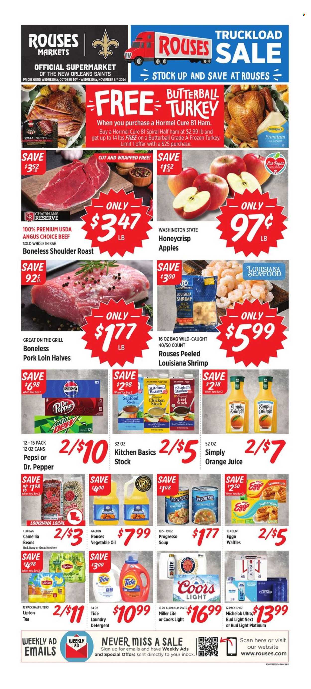 Rouses Markets ad - 10/30/2024 - 11/06/2024. Page 2