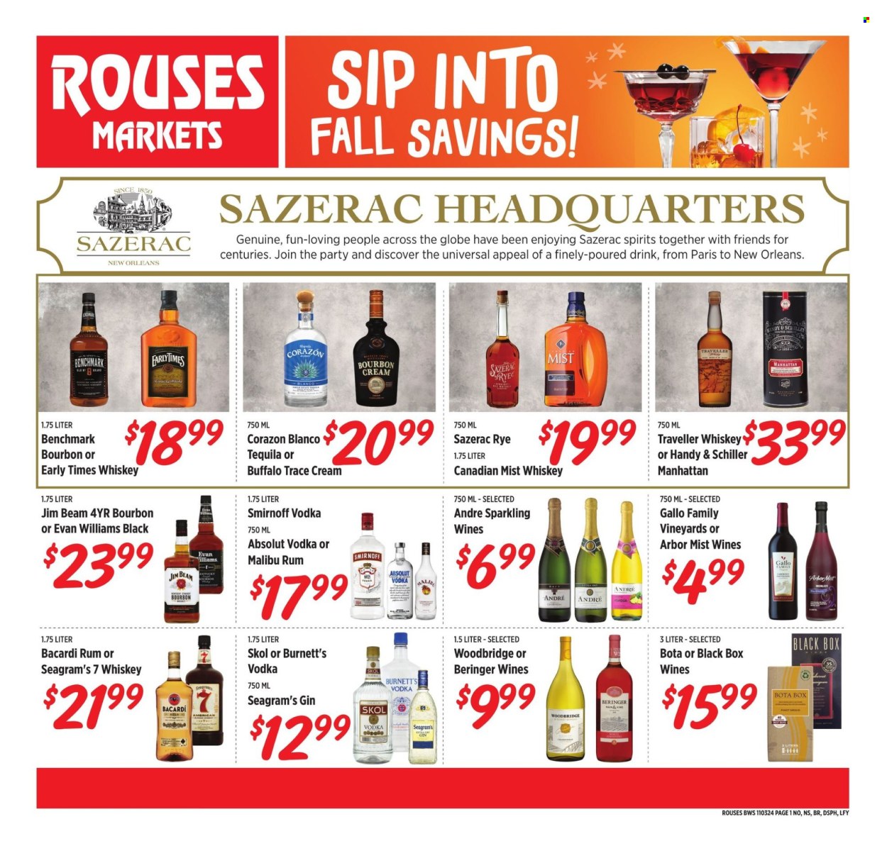 Rouses Markets ad - 10/30/2024 - 11/27/2024. Page 1