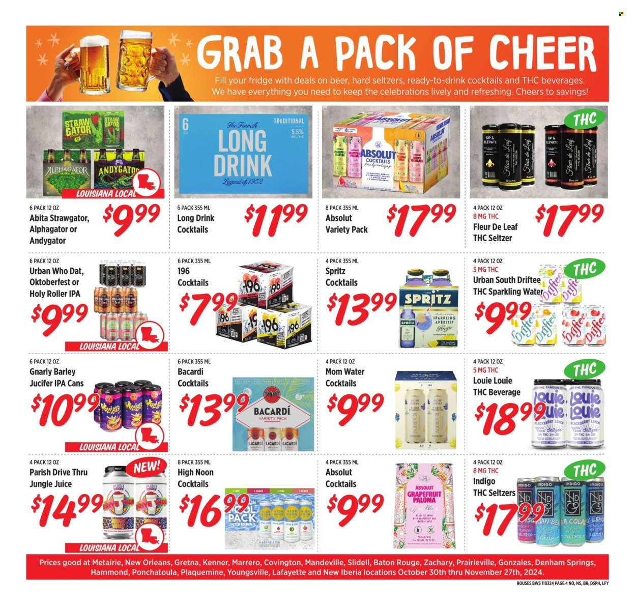 Rouses Markets ad - 10/30/2024 - 11/27/2024. Page 1