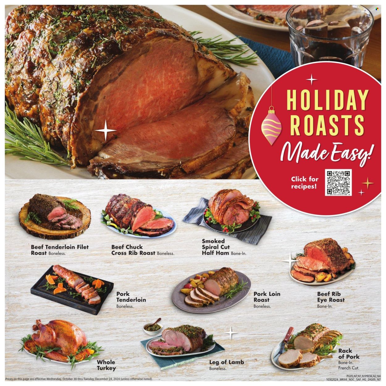 Safeway ad - 10/30/2024 - 12/24/2024. Page 5