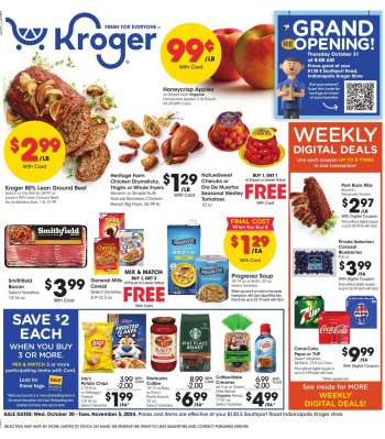 Kroger Flyer - 10/30/2024 - 11/05/2024.