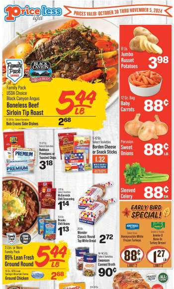 Price Less Foods Flyer - 10/30/2024 - 11/05/2024.