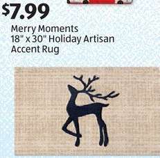 Merry Moments 18" x 30" Holiday Artisan Accent Rug