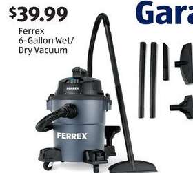 Ferrex 6-Gallon Wet/Dry Vacuum