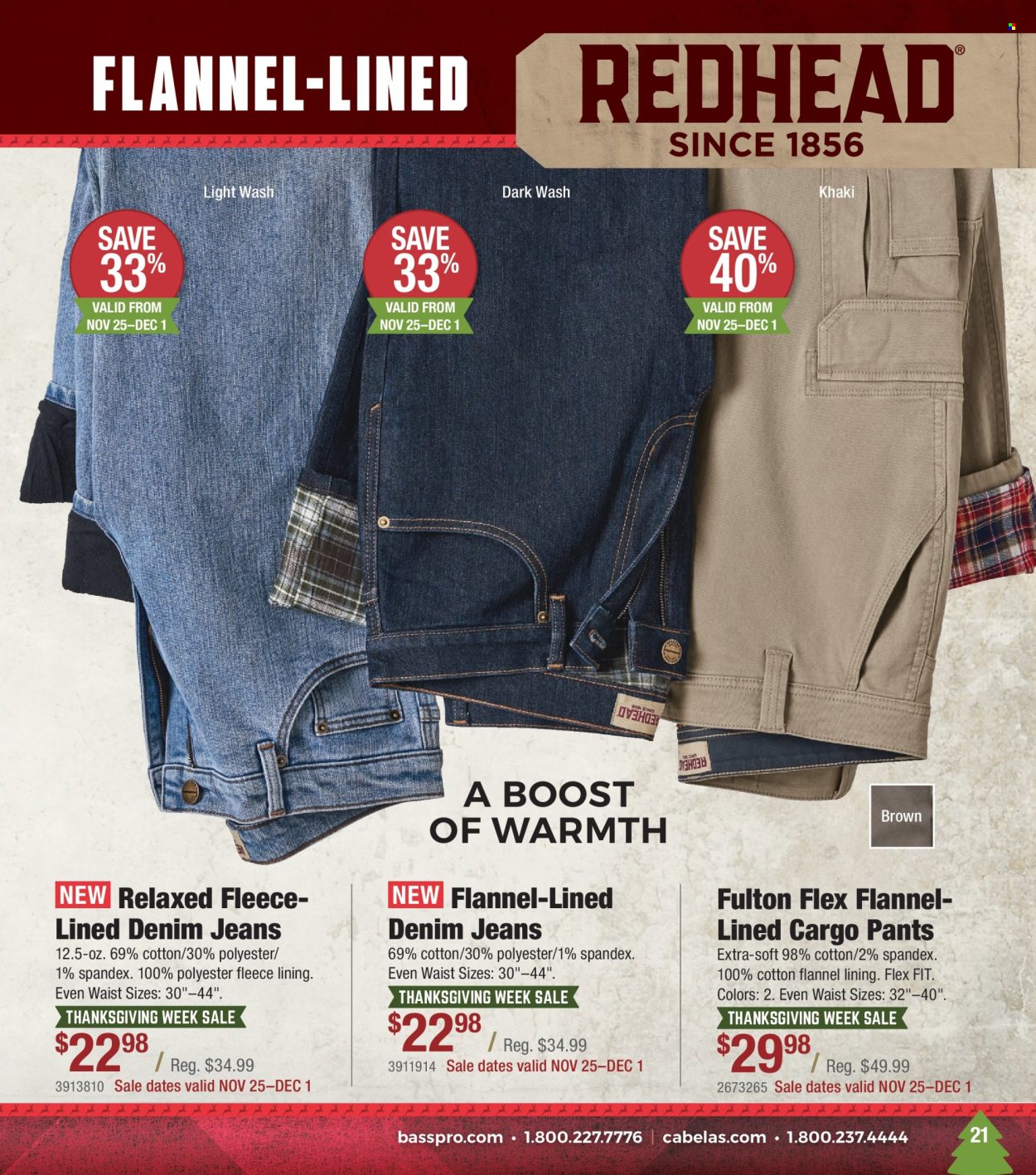 Cabela's ad. Page 1