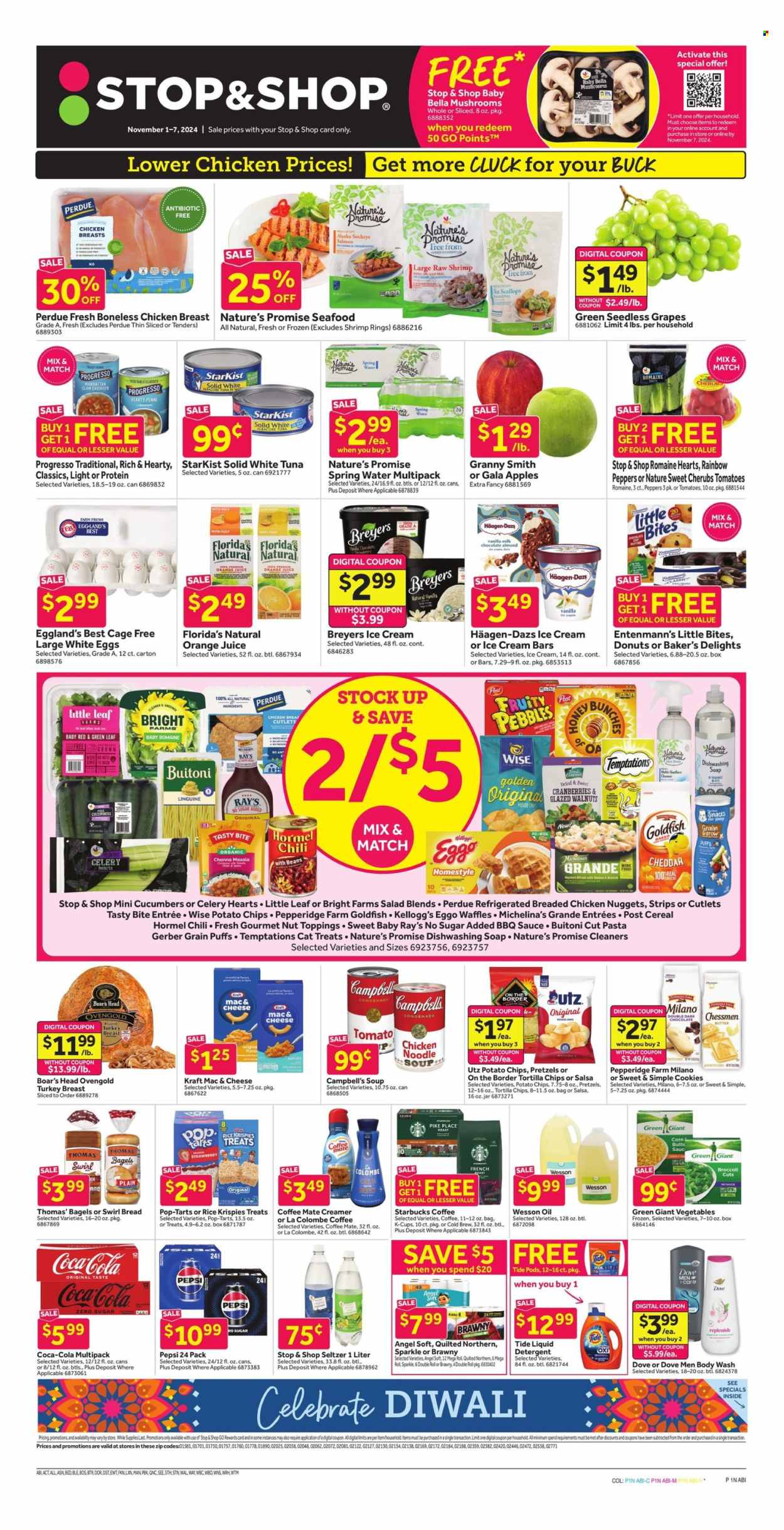 Stop & Shop ad - 11/01/2024 - 11/07/2024. Page 1