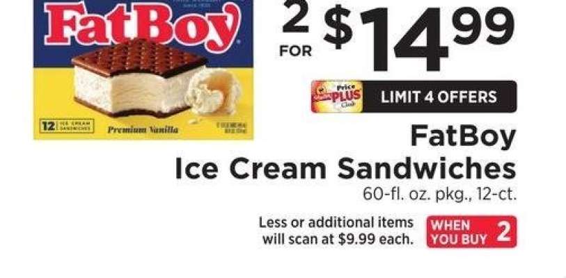 Ice cream Sandwiches - 60 - fl. oz. pkg., 12 - ct.