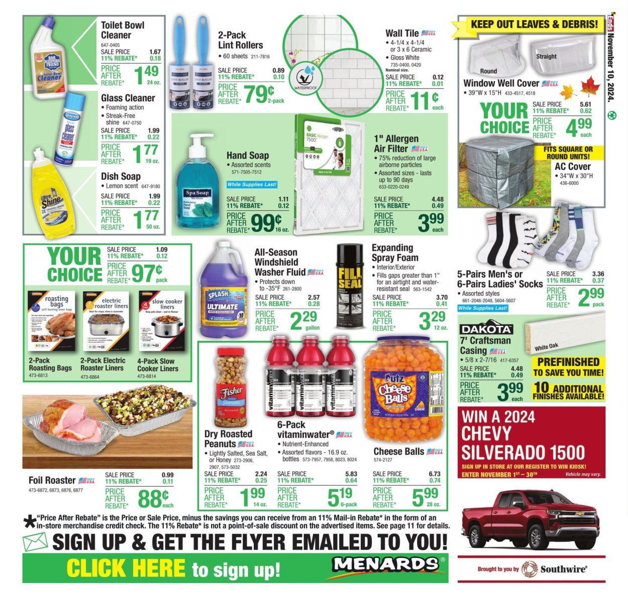 Menards ad - 10/31/2024 - 11/10/2024. Page 22