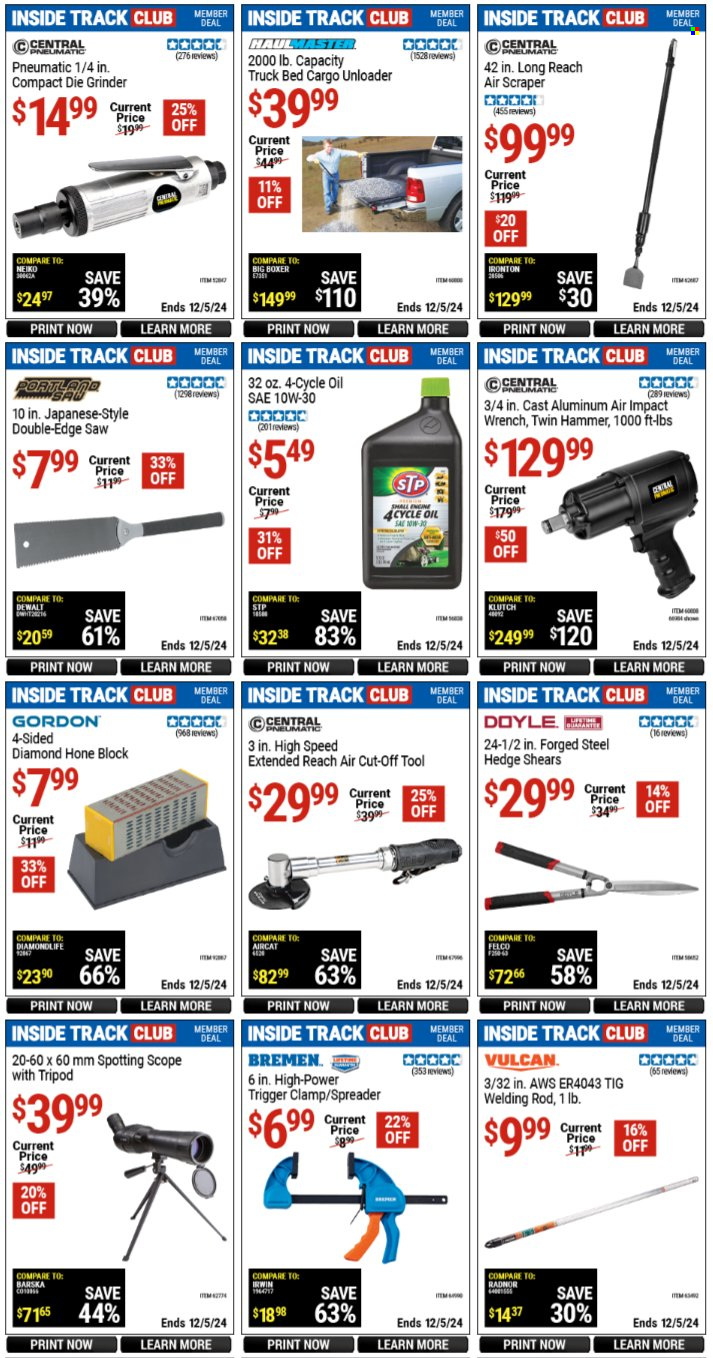 Harbor Freight ad - 11/01/2024 - 12/05/2024. Page 1