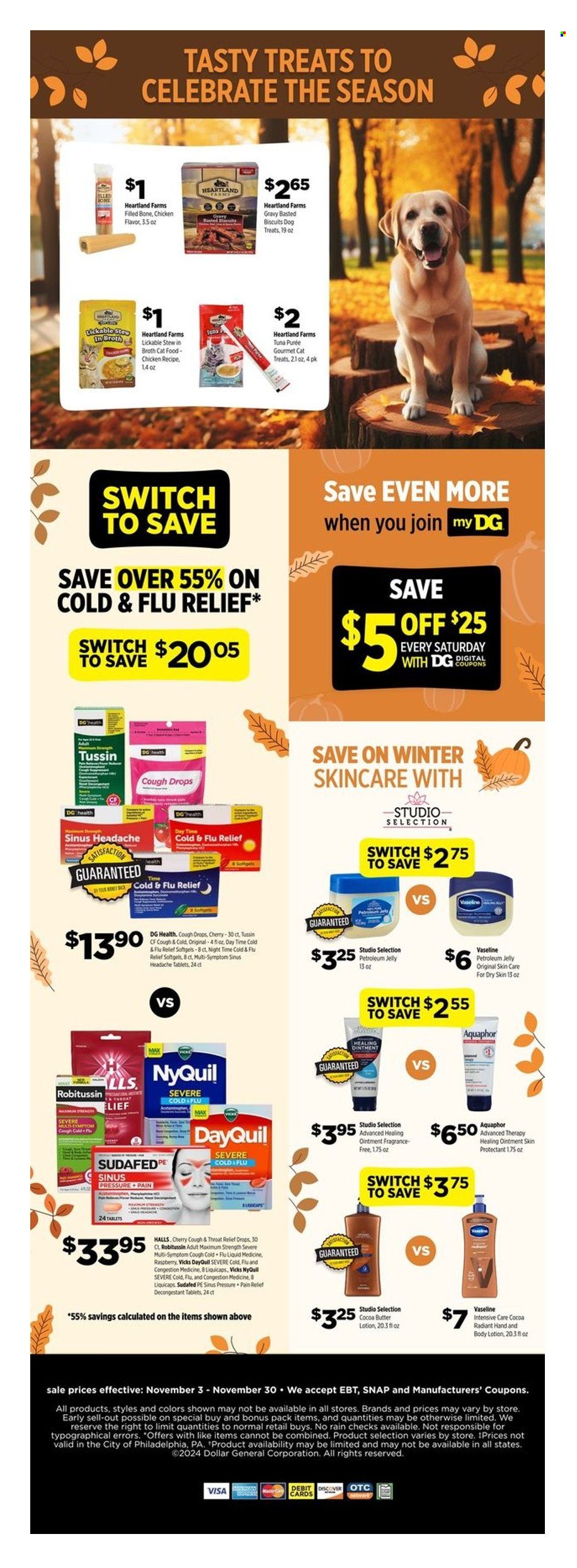 Dollar General ad - 11/03/2024 - 11/30/2024. Page 1