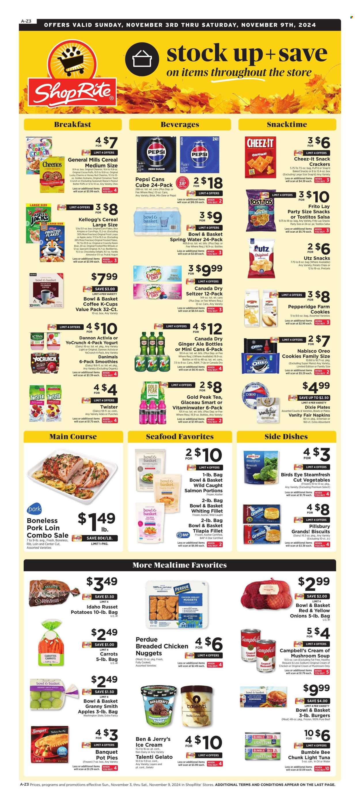 ShopRite ad - 11/03/2024 - 11/09/2024. Page 1