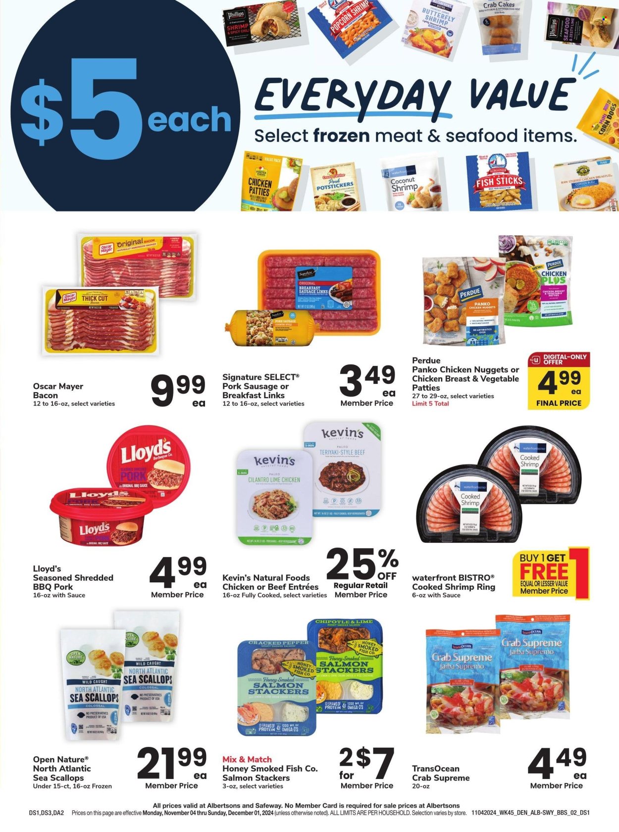 Safeway ad - 11/04/2024 - 12/01/2024. Page 1