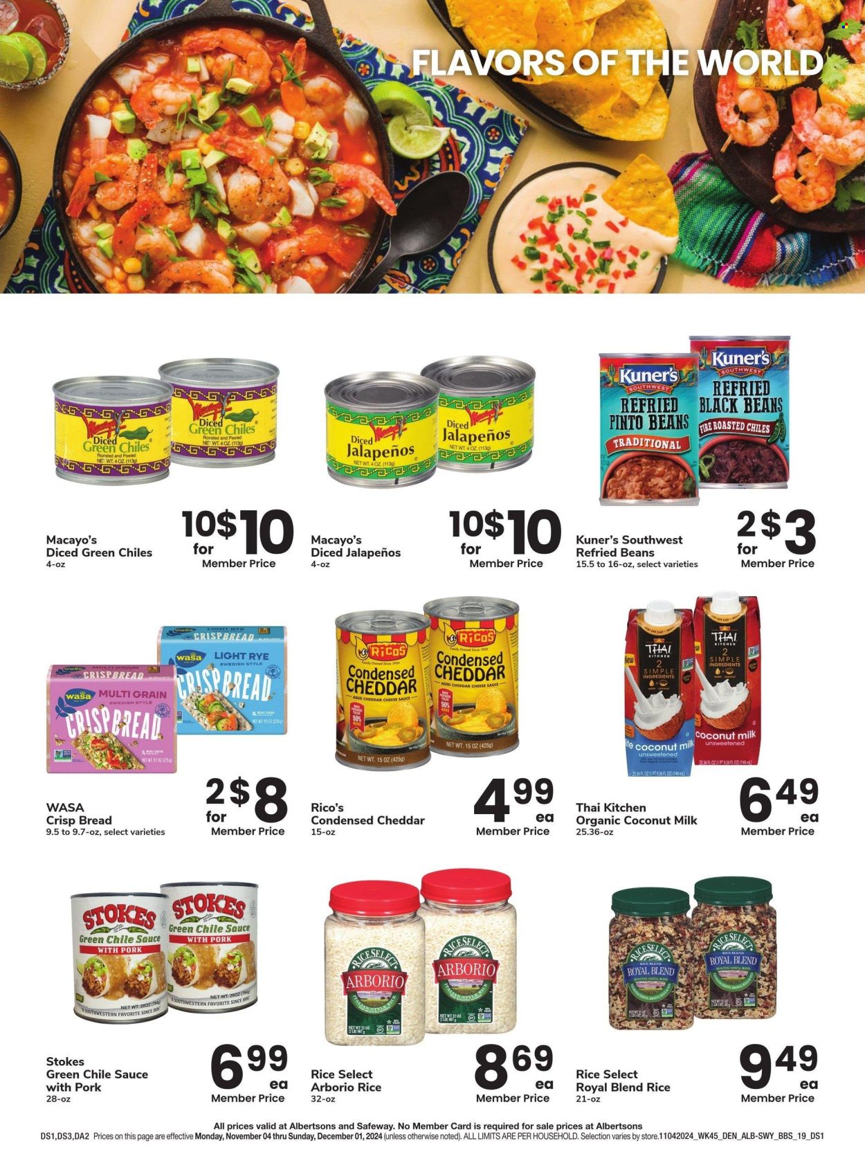 Safeway ad - 11/04/2024 - 12/01/2024. Page 1