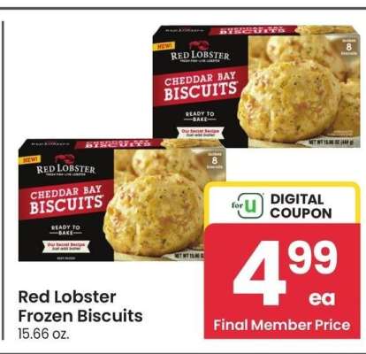 Red Lobster Frozen Biscuits - 15.66 oz.