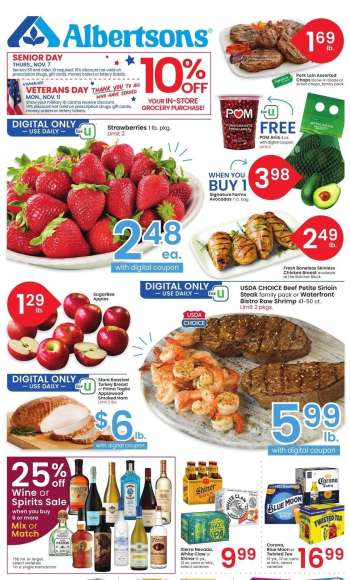 Albertsons Flyer - 11/06/2024 - 11/12/2024.