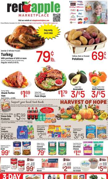 Red Apple Marketplace Flyer - 11/06/2024 - 11/12/2024.